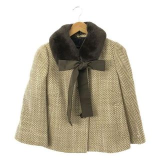 【美品】  TO BE CHIC / トゥービーシック | ウール ヘリンボーンジャケット | 40 | ベージュ/ホワイト | レディース(その他)