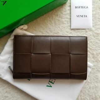 Bottega Veneta - ボッテガヴェネタ カセット ラウンドファスナー ウォレット 長財布 ブラウン