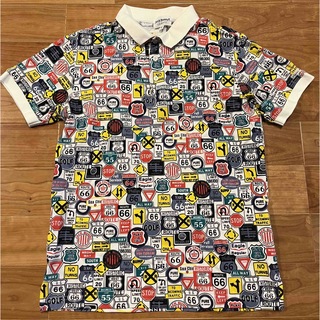 ジャックバニー(JACK BUNNY!!)のジャックバニー　メンズゴルフウェア　半袖ポロシャツ　サイズ5 Lサイズ相当　美品(ウエア)