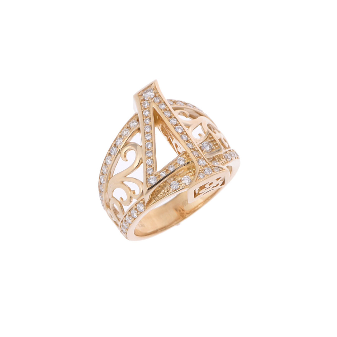 中古 ノンブル NOMBRE ユニセックス リング・指輪 K18イエローゴールド ダイヤモンド レディースのアクセサリー(リング(指輪))の商品写真