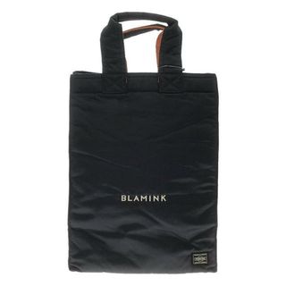 ブラミンク(BLAMINK)の【新品】  BLAMINK / ブラミンク | × PORTER 別注 トートバッグ | ブラック/オレンジ | レディース(トートバッグ)