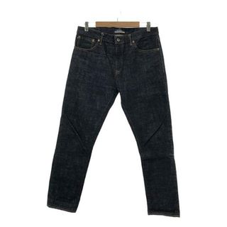 ジャパンブルージーンズ(JAPAN BLUE JEANS)のJAPAN BLUE JEANS / ジャパンブルージーンズ | J366 / レザーパッチ セルビッチ 濃紺 デニムパンツ | 33 | インディゴ | メンズ(その他)