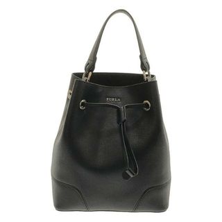 フルラ(Furla)の【美品】  FURLA / フルラ | 2Way レザー バケツ型 トート ショルダーバッグ | ブラック | レディース(ショルダーバッグ)