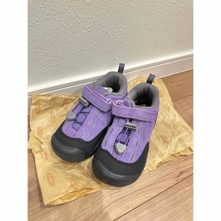 KEEN - 新品 KEEN ジャスパーbigkids スニーカー キッズ 19cm パープル