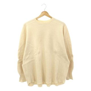 【美品】  HYKE / ハイク | THERMAL SHIRT BIG FIT サーマル ロングスリーブカットソー | 1 | オートミール | レディース