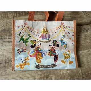 Disney - ディズニー　40周年限定デザイン　手提げバッグ