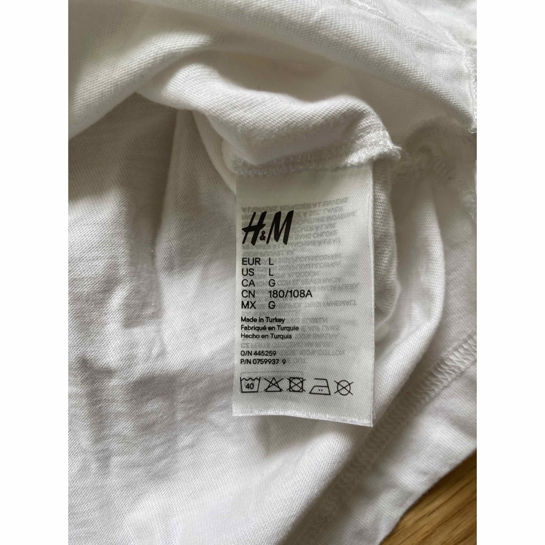 H&M(エイチアンドエム)のH&M ロンT ポストイット　コラボ　メンズ　Lサイズ メンズのトップス(Tシャツ/カットソー(七分/長袖))の商品写真