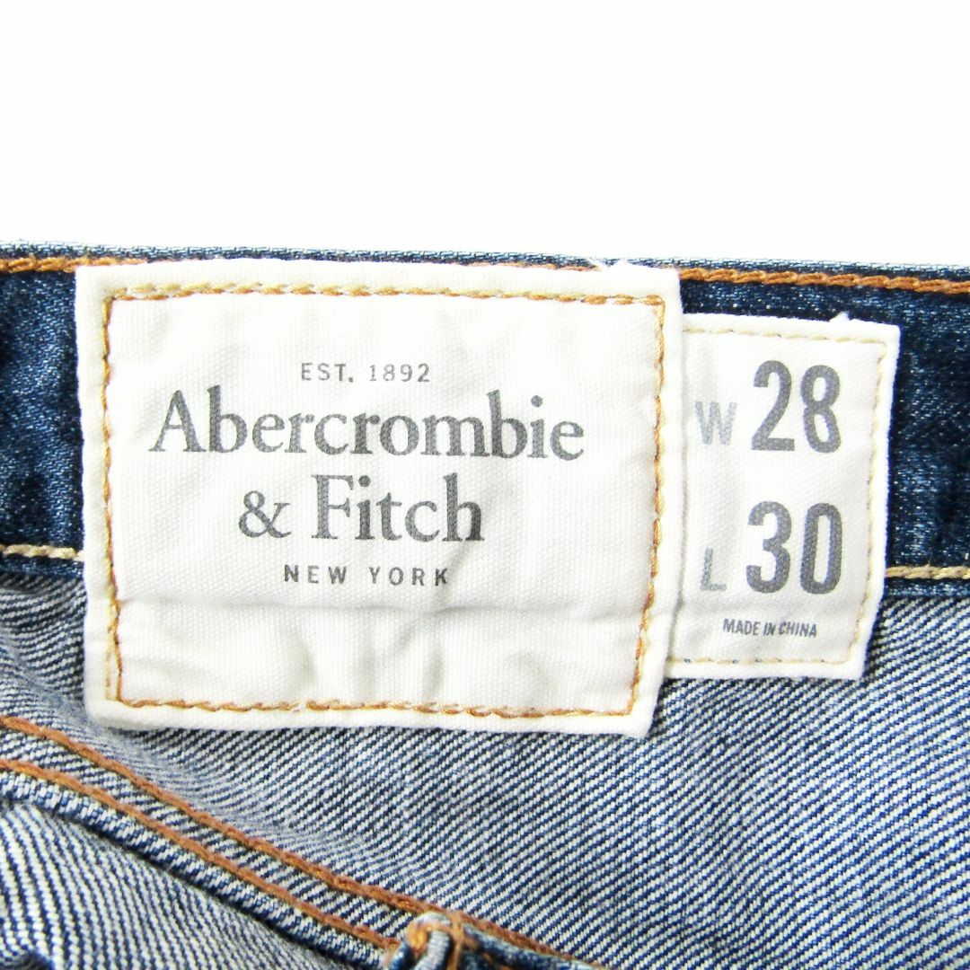 Abercrombie&Fitch(アバクロンビーアンドフィッチ)のアバクロンビー&フィッチ▼スキニーデニム▼ダメージ加工▼28インチ▼W約78cm メンズのパンツ(デニム/ジーンズ)の商品写真