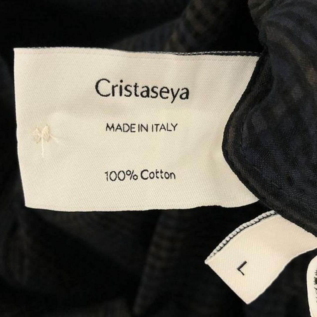 Cristaseya / クリスタセヤ | 2020SS | SEERSUCKER PAJAMA SHIRT シアサッカー チェック パジャマシャツ | L | Black/Brown Striped | メンズ メンズのトップス(Tシャツ/カットソー(七分/長袖))の商品写真