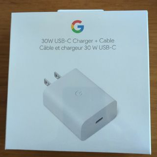 グーグル(Google)のGoogle 30W USB-C 充電器・1mケーブル付(バッテリー/充電器)