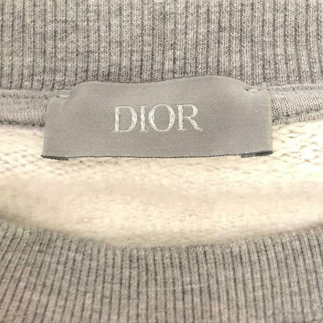 Dior(ディオール)の【美品】  Dior / ディオール | 2021SS | Drawing Print Sweat Shirt ペイント加工 オーバーサイズ クルーネックスウェット | M | グレー | メンズ メンズのトップス(スウェット)の商品写真