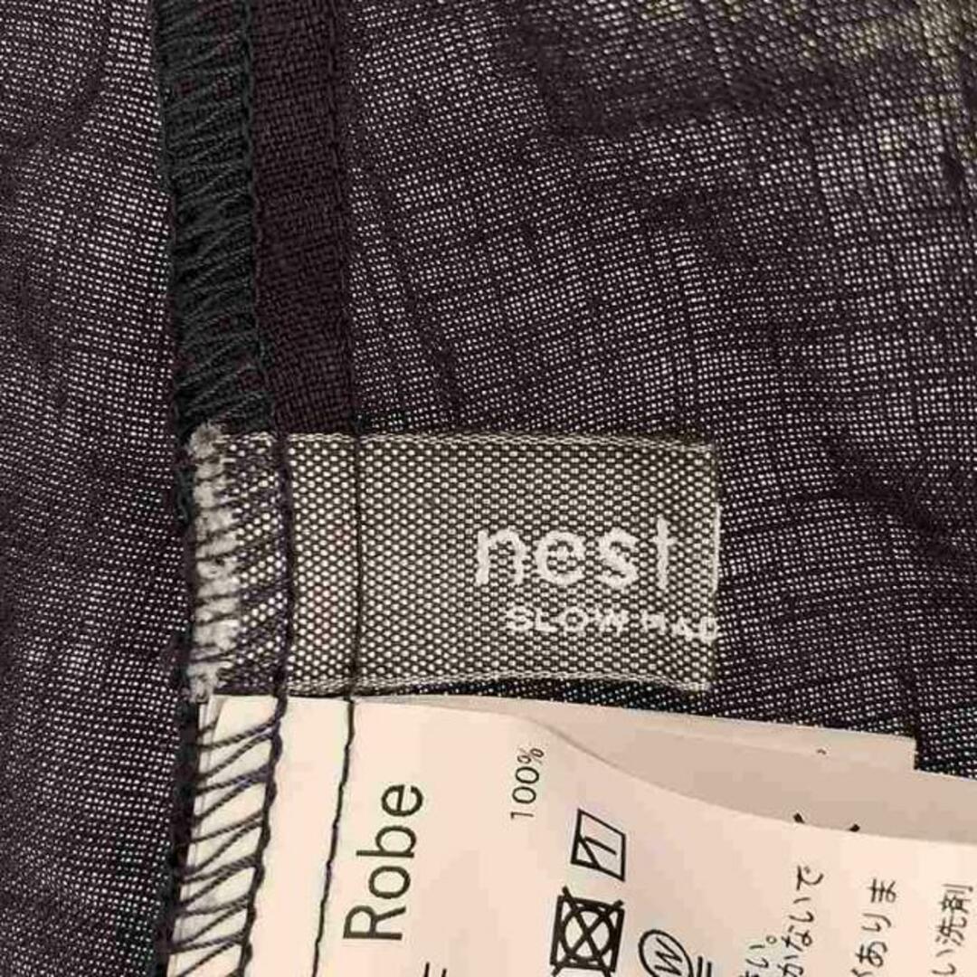 nest Robe(ネストローブ)のnest robe / ネストローブ | 2020AW | リネン バックギャザー 2Way ワンピース | F | ダークパープル | レディース レディースのワンピース(ロングワンピース/マキシワンピース)の商品写真