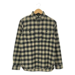 ダブルアールエル(RRL)のRRL / ダブルアールエル | プラッド コットン ウール オンブレチェックシャツ | XS | ネイビー系 | メンズ(Tシャツ/カットソー(七分/長袖))