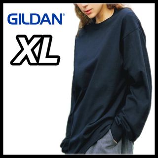 GILDAN - 新品未使用 ギルダン 6oz ウルトラコットン 無地長袖Tシャツ 黒 XL