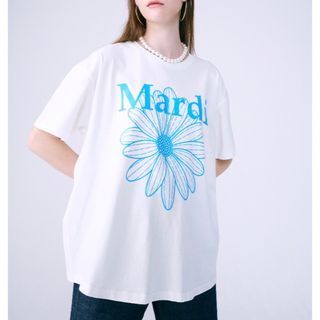 Mardi Mercredi Tシャツ マルディメクルディ半袖 ブルー(Tシャツ(半袖/袖なし))