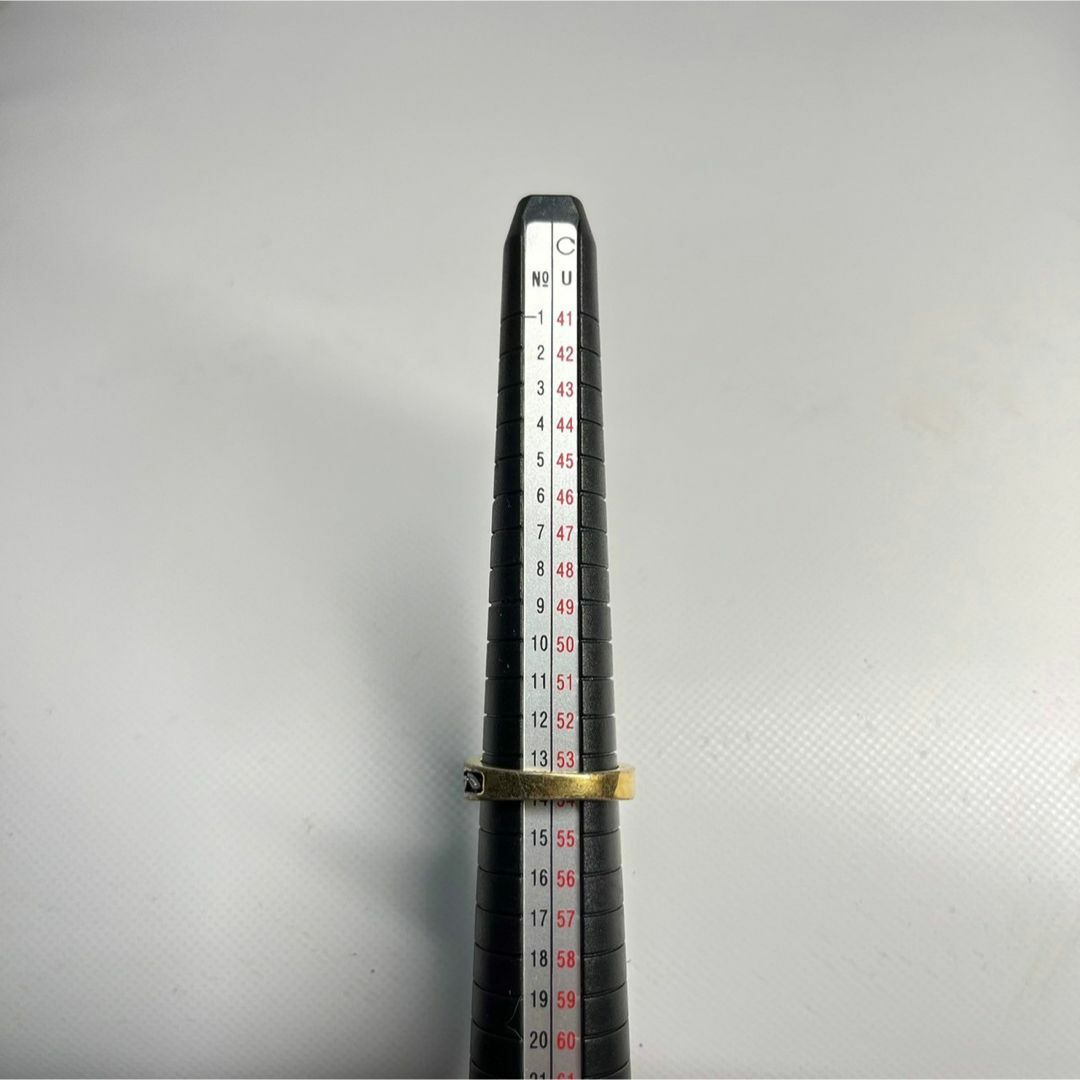 ダイア　リング　18金　指輪　鑑定済み　刻印有り　3.92g　エスニック調 メンズのアクセサリー(リング(指輪))の商品写真