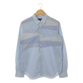 COMME des GARCONS HOMME - COMME des GARCONS HOMME / コムデギャルソンオム | パッチワーク レギュラーカラーシャツ | M | ブルー | メンズ