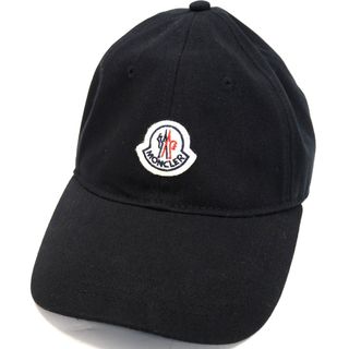 モンクレール(MONCLER)のTh551054 モンクレール キャップ 帽子 BERRETTO BASEBALL ロゴ ブラック MONCLER 中古(キャップ)