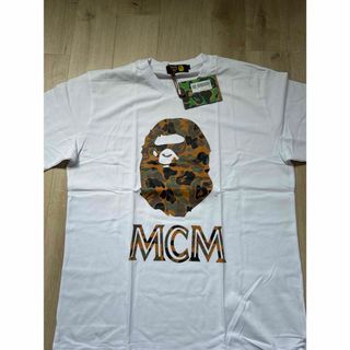 アベイシングエイプ(A BATHING APE)のMCM✖️BapeコラボTシャツ(Tシャツ/カットソー(半袖/袖なし))