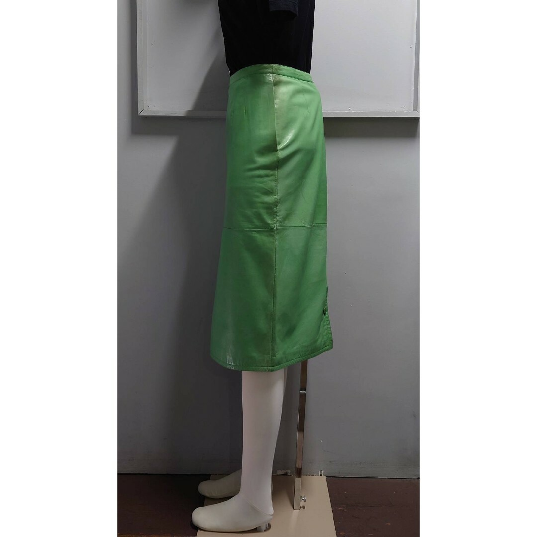 VALENTINO - Vintage VALENTINO イタリア製 レザー スカート VALENTINO - Vintage VALENTINO イタリア製 レザー スカート