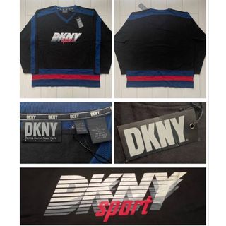 ダナキャランニューヨーク(DKNY)のDEAD STOCK デッドストック タグ付 90s DKNY BLACK XL(ジャージ)