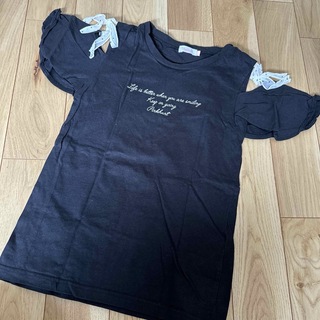 PINKHUNT 半袖トップス ショルダーカット 150-160(Tシャツ/カットソー)