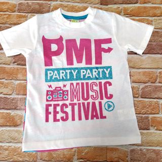 PARTYPARTY 半袖Ｔシャツ 110cm モンスター ホワイト ピンク