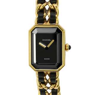 シャネル(CHANEL)のシャネル プルミエール M H0001 CHANEL 腕時計 クォーツ レディース 黒文字盤(腕時計)