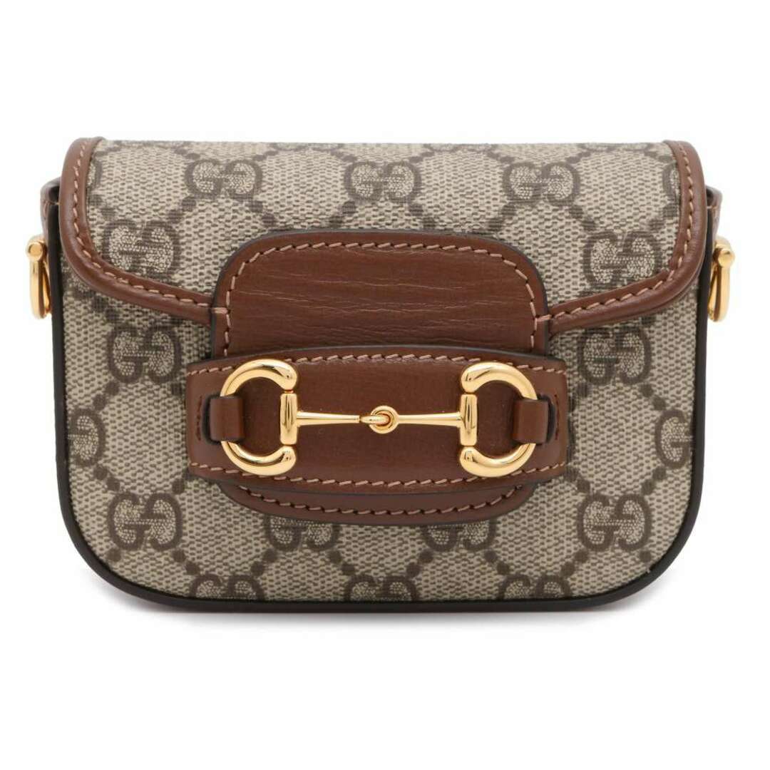 Gucci(グッチ)のグッチ ショルダーバッグ ホースビット 1955 ストラップウォレット 699760 GUCCI バッグ ミニバッグ レディースのバッグ(ショルダーバッグ)の商品写真