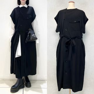 ワイズ(Y's)のY's Ta/Pe CREPE de CHINE ASYMMETRY DRESS(その他)