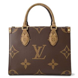 ルイヴィトン(LOUIS VUITTON)のルイヴィトン ハンドバッグ モノグラム/モノグラム・リバース オンザゴーPM M46373 トートバッグ 2way(ハンドバッグ)