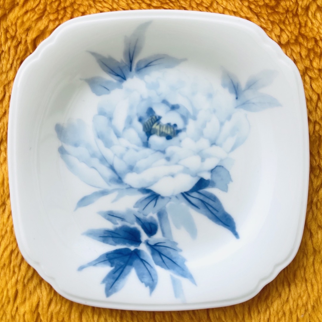 Noritake - 新品 乃りたけ ノリタケ 牡丹 銘々皿 高級和食器 角 Noritake - 新品 乃りたけ ノリタケ 牡丹 銘々皿 高級和食器 角