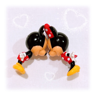 Disney - 181 ミッキー andミニー Love♥Love キーチェーン 