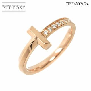ティファニー(Tiffany & Co.)のティファニー TIFFANY&CO. Ｔワンナロー 11号 リング ダイヤ K18 PG ピンクゴールド 750 指輪 VLP 90230284(リング(指輪))