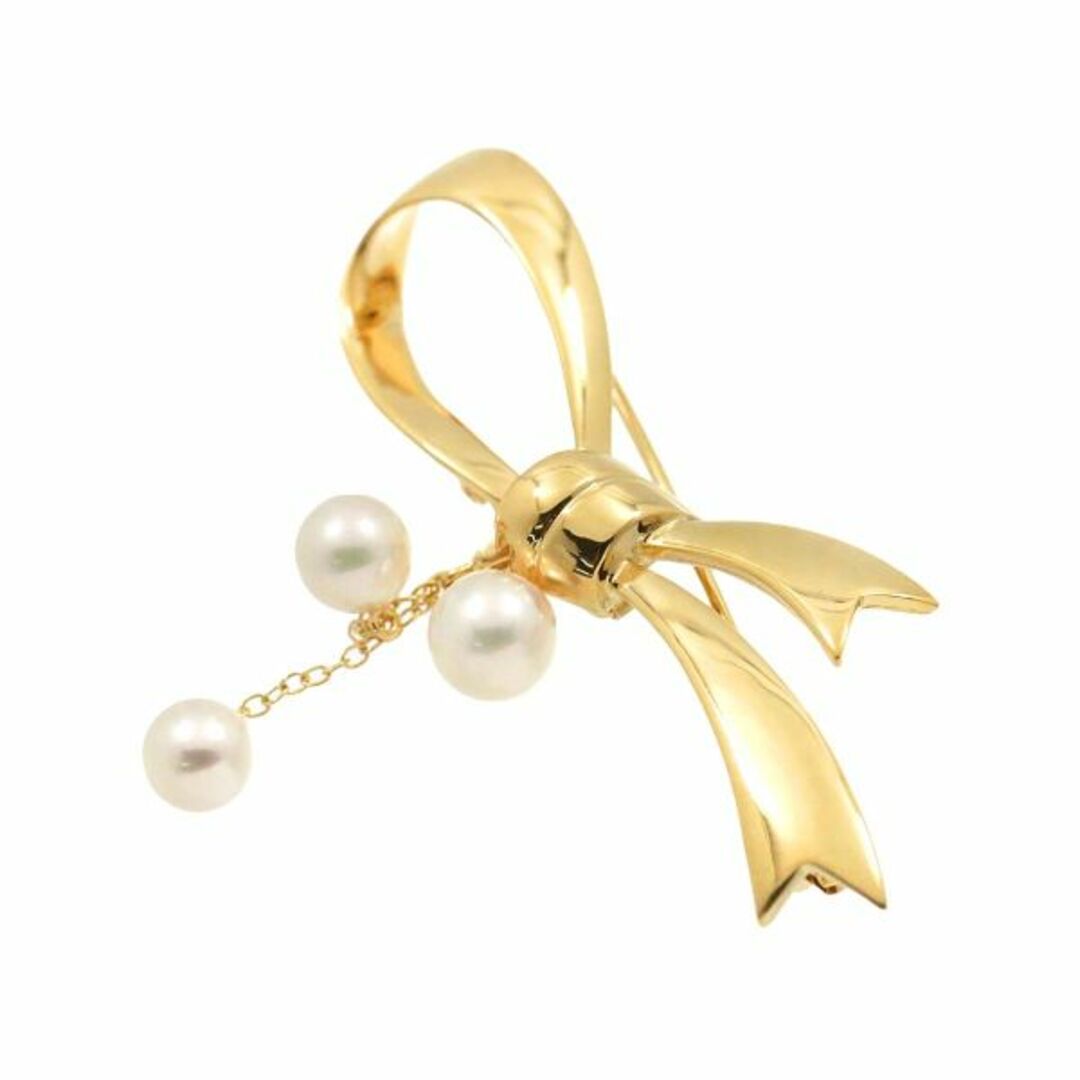 ミキモト MIKIMOTO アコヤ真珠 6.9-6.0mm ブローチ K18 YG イエローゴールド 750 パール VLP 90231005 ミキモト MIKIMOTO アコヤ真珠 6.9-6.0mm ブローチ K18 YG イエローゴールド 750 パール VLP 90231005