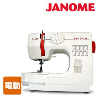 ジャノメ コンパクト電動ミシン sew D`Lite JA525