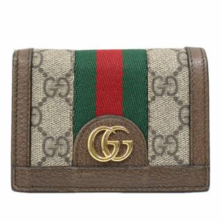 グッチ(Gucci)のグッチ 財布 523155 GUCCI GGスプリーム オフィディア 二つ折り財布 ブラウンxマルチカラー T-YJ05950(財布)