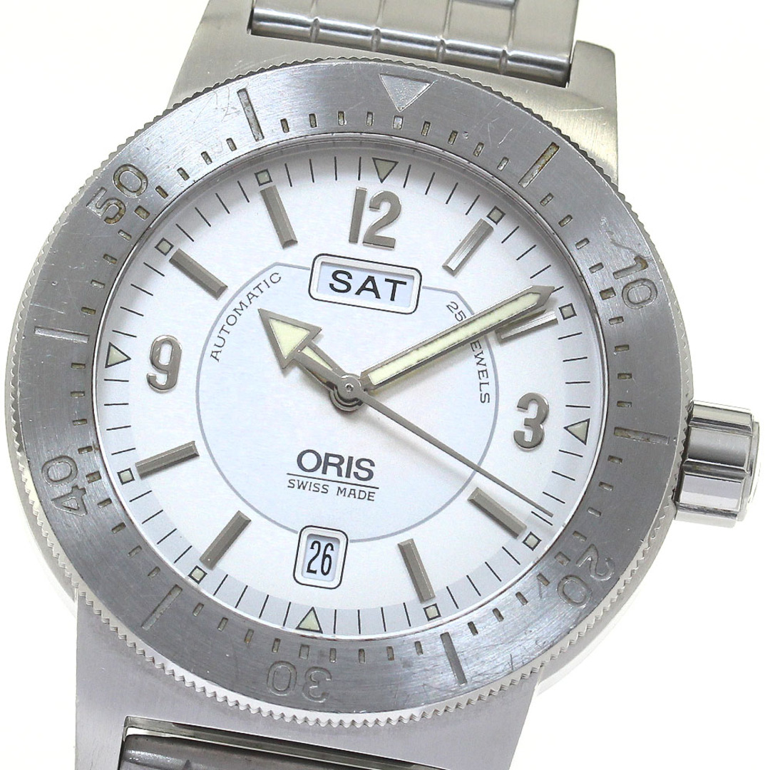 ORIS(オリス)のオリス ORIS 7514 ビッグクラウン デイデイト 自動巻き メンズ _816011 メンズの時計(腕時計(アナログ))の商品写真