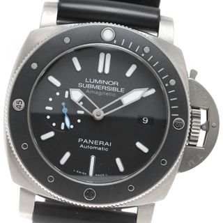 パネライ(PANERAI)のパネライ PANERAI PAM01389 ルミノール1950 サブマーシブル アマグネティック3デイズ チタニオ 自動巻き メンズ _816505(腕時計(アナログ))