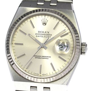 ロレックス(ROLEX)のロレックス ROLEX 17014 デイトジャスト WGベゼル クォーツ メンズ _814137(腕時計(アナログ))