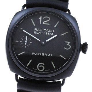 パネライ(PANERAI)のパネライ PANERAI PAM00292 ラジオミール ブラックシール 手巻き メンズ 良品 _816454(腕時計(アナログ))