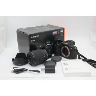 【美品 返品保証】 【元箱付き】ソニー SONY α7III ILCE-7M3 FE 28-70mm F3.5-5.6 OSS バッテリー付き ミラーレス一眼 ボディレンズセット  v111