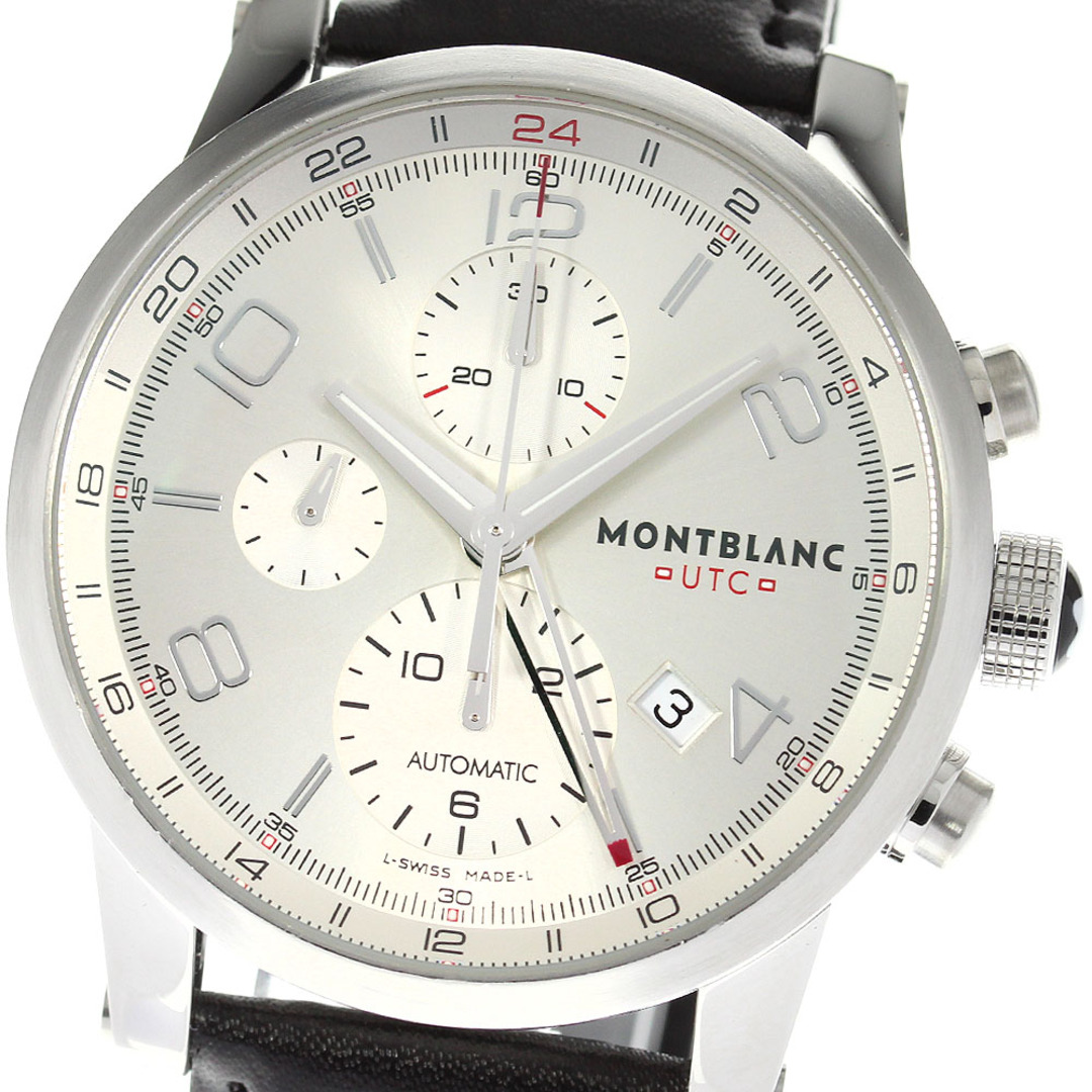 MONTBLANC(モンブラン)のモンブラン MONTBLANC 7263 タイムウォーカー クロノボイジャー UTC 自動巻き メンズ 良品 _819014 メンズの時計(腕時計(アナログ))の商品写真