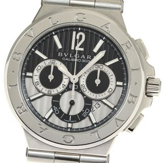 ブルガリ(BVLGARI)のブルガリ BVLGARI DG42SCH ディアゴノ カリブロ303 クロノグラフ 自動巻き メンズ 箱・保証書付き_818902(腕時計(アナログ))