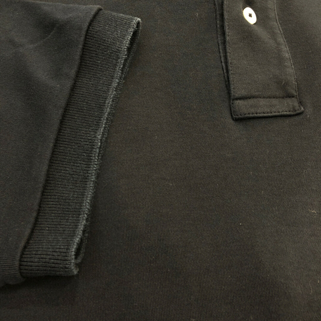 POLO RALPH LAUREN(ポロラルフローレン)のPolo by Ralph Lauren ポロ ラルフローレン ポロシャツ ワンポイント ブラック (メンズ L) 中古 古着 Q7313 メンズのトップス(ポロシャツ)の商品写真