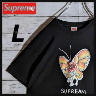 シュプリーム(Supreme)の【希少】シュプリーム☆センターロゴ　butterfly Tシャツ　入手困難(Tシャツ/カットソー(半袖/袖なし))