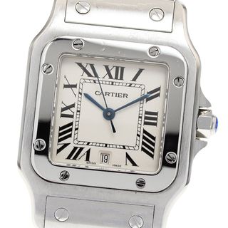 カルティエ(Cartier)のカルティエ CARTIER W20060D6 サントスガルベ LM デイト クォーツ メンズ _817100(腕時計(アナログ))