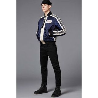 ディーゼル(DIESEL)のDIESEL 18AWJ-EARLY レースアップ ボンバージャケット MA-1(ブルゾン)