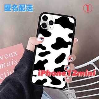 iPhone12mini 牛柄 ホルスタイン スマホiPhone(iPhoneケース)