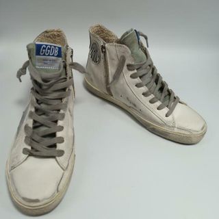 ゴールデングース(GOLDEN GOOSE)の【訳あり】【ゴールデングース FRANCY】 GOLDENGOOSE フランチィ WHITE ホワイト スニーカー 【靴幅 フリー】 EU36.0(23.2)(スニーカー)